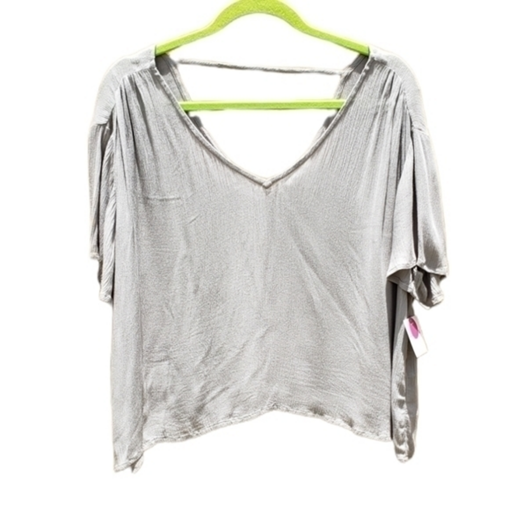 Women's Arizona Jean Company Rayon Sage Green Top Blouse XL NWT